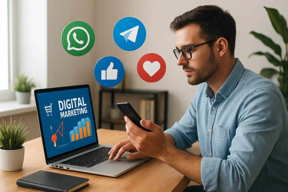 Como Lucrar com Revenda e Afiliados Usando WhatsApp, Telegram e Redes Sociais em Casa