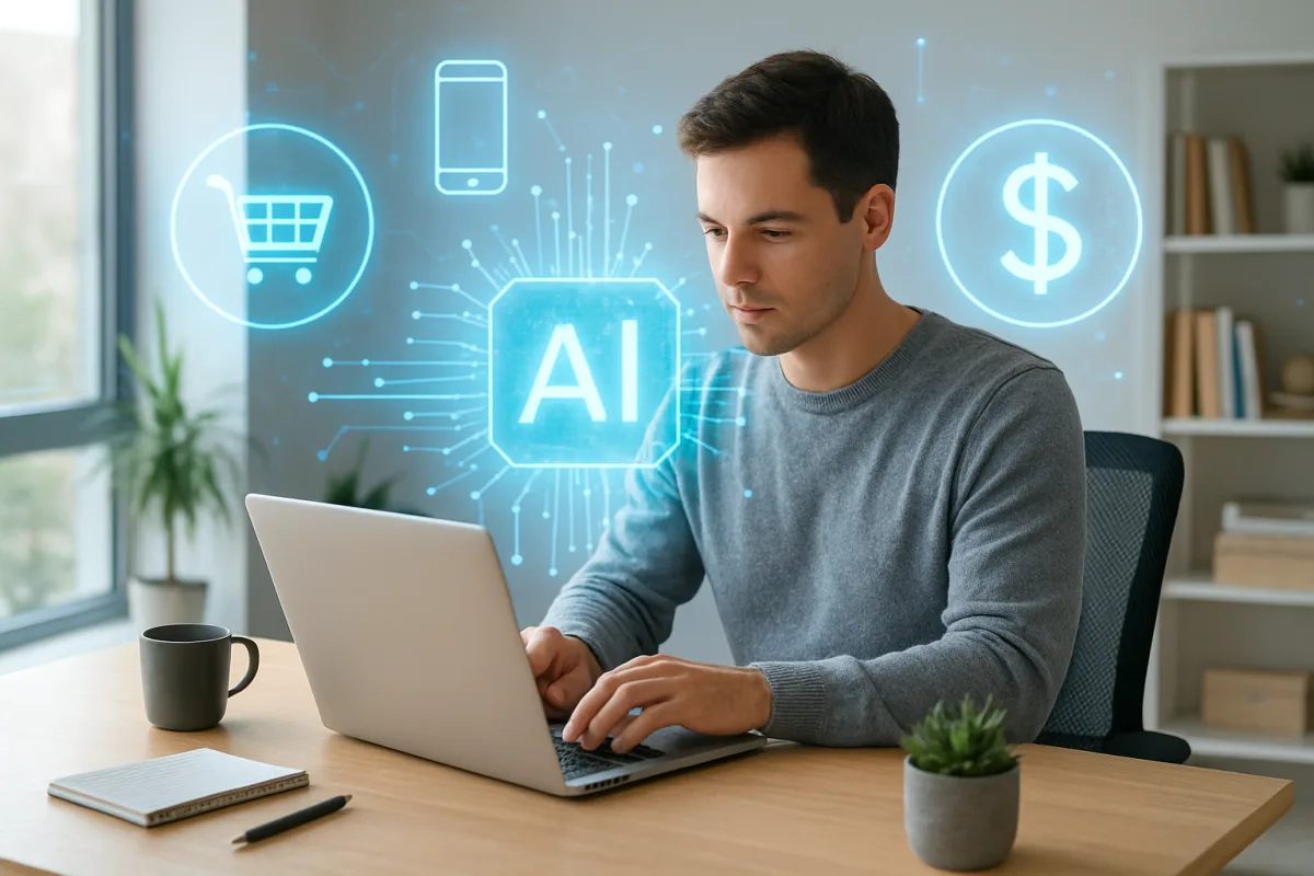 Como Utilizar Inteligência Artificial para Criar Produtos Digitais Lucrativos em Casa