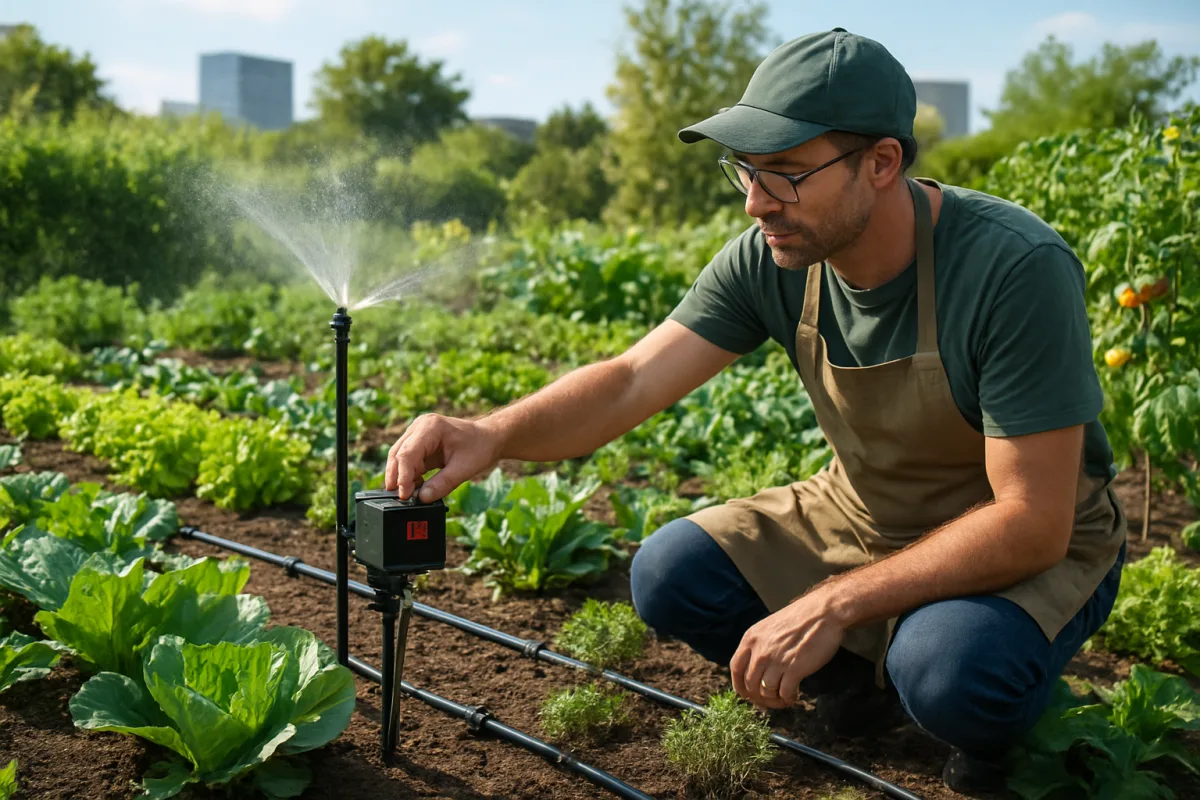 Como Escolher o Melhor Sistema de Irrigação Automatizada para Hortas Urbanas e Rurais em 2026