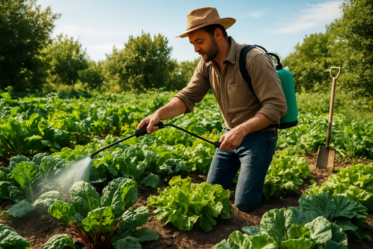 Como usar biofertilizantes naturais para potencializar o crescimento de hortaliças em diferentes sistemas de cultivo