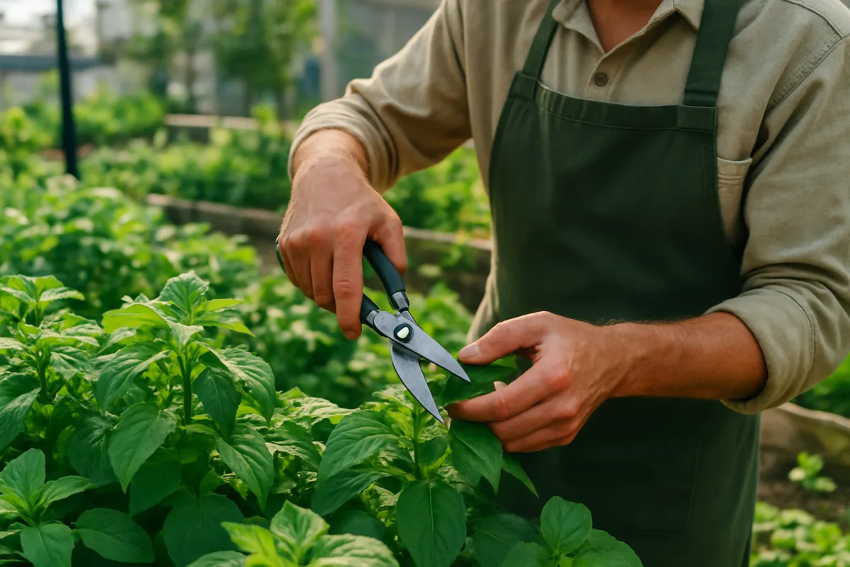 Técnicas inovadoras de poda e manejo para aumentar a produção de folhagens nutritivas em qualquer espaço