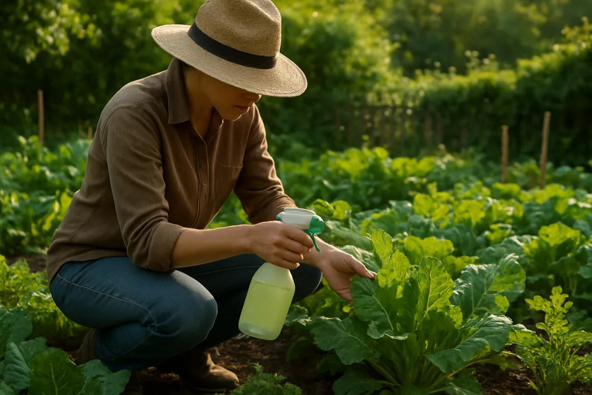 Como usar biofungicidas naturais para proteger suas plantas e reduzir o uso de químicos na agricultura doméstica