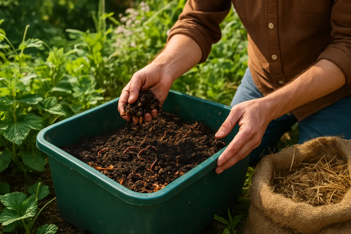 Guia Completo de Compostagem Vermicompostagem: Transforme Resíduos em Fertilizante Natural