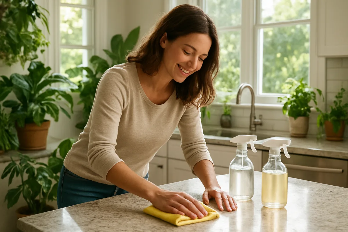 Guia completo para criar uma rotina de limpeza eficiente e livre de produtos químicos tóxicos