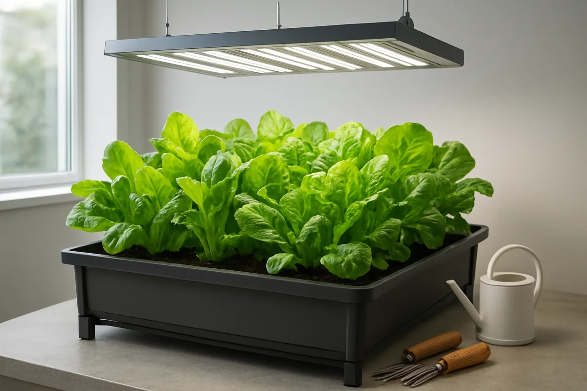 Iluminação LED de Alta Eficiência: Revolução na Produção de Hortaliças Indoor e Pequenos Sistemas de Cultivo