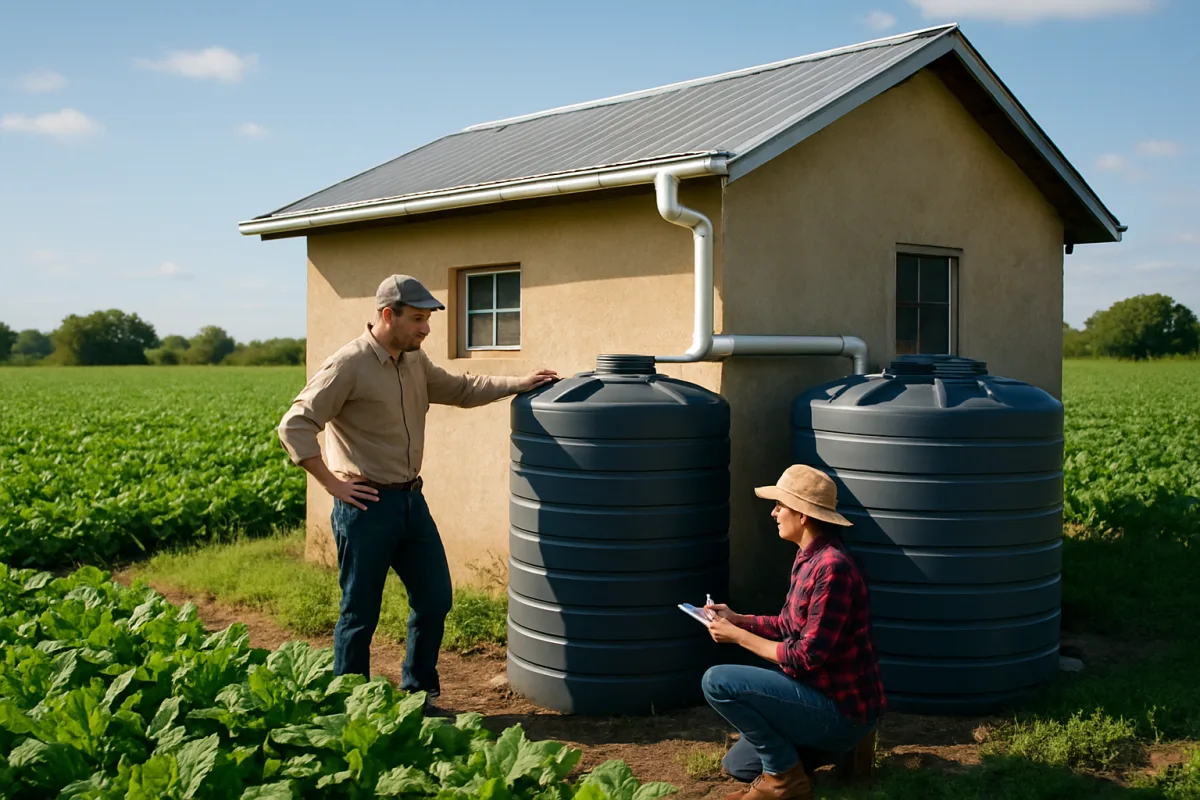 Inovações em Sistemas de Captação de Água da Chuva para Irrigação Eficiente em Pequenas Propriedades Rurais