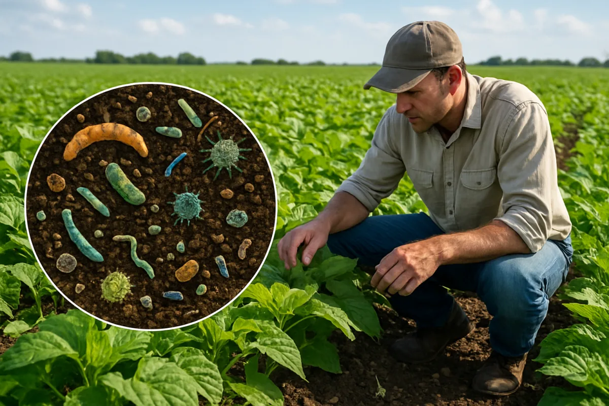 A influência da microbiota do solo na resistência natural de plantas contra pragas e doenças em sistemas sustentáveis