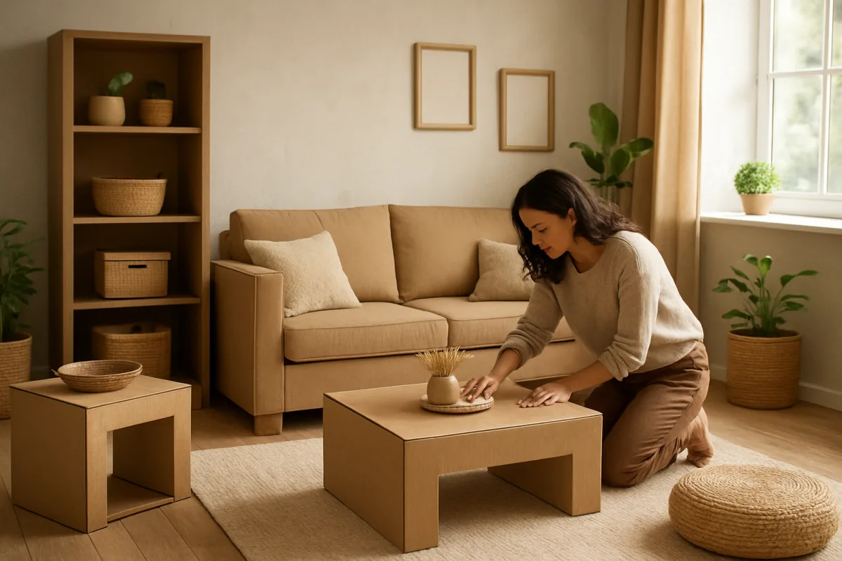 Guia Completo de Cuidados com Móveis de Papelão e Materiais Sustentáveis na Decoração