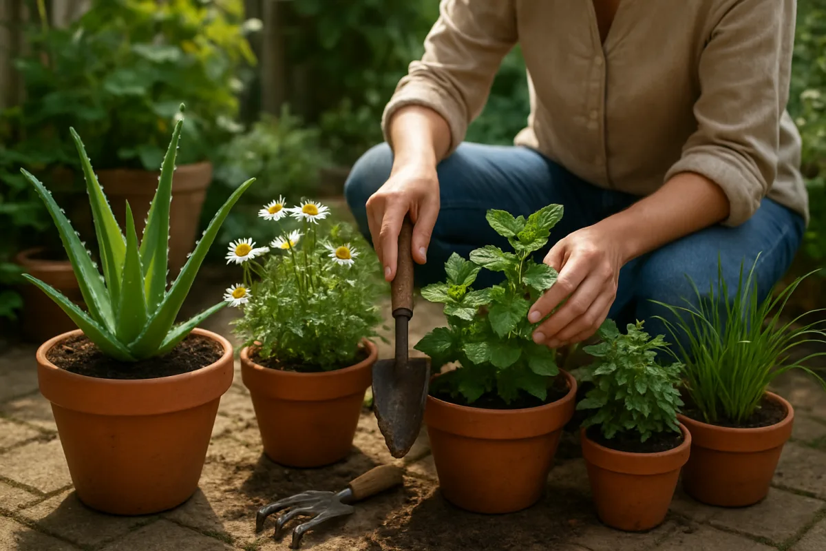 Guia prático para introduzir plantas medicinais em cultivos domésticos e potencializar saúde, bem-estar e renda