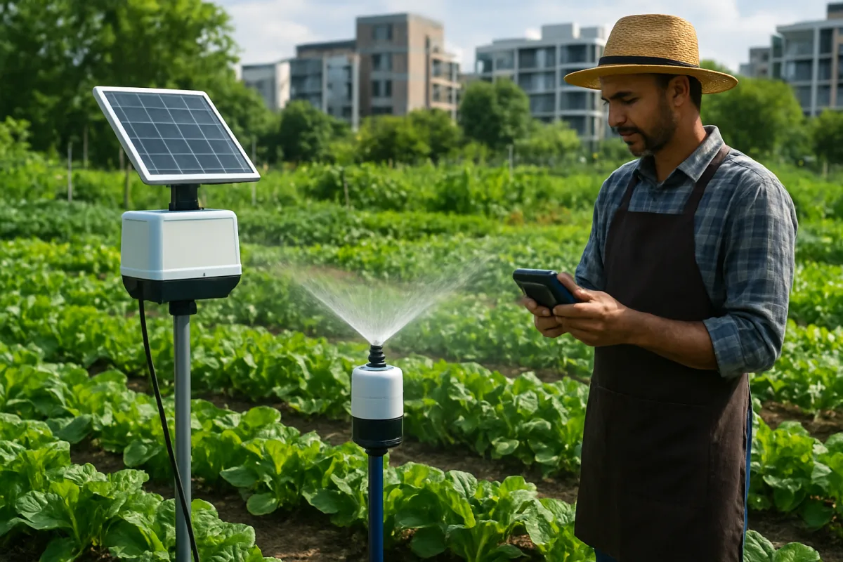 Inovações em Sistemas de Irrigação Inteligente: Maximize Recursos e Produtividade em Hortas e Fazendas Urbanas
