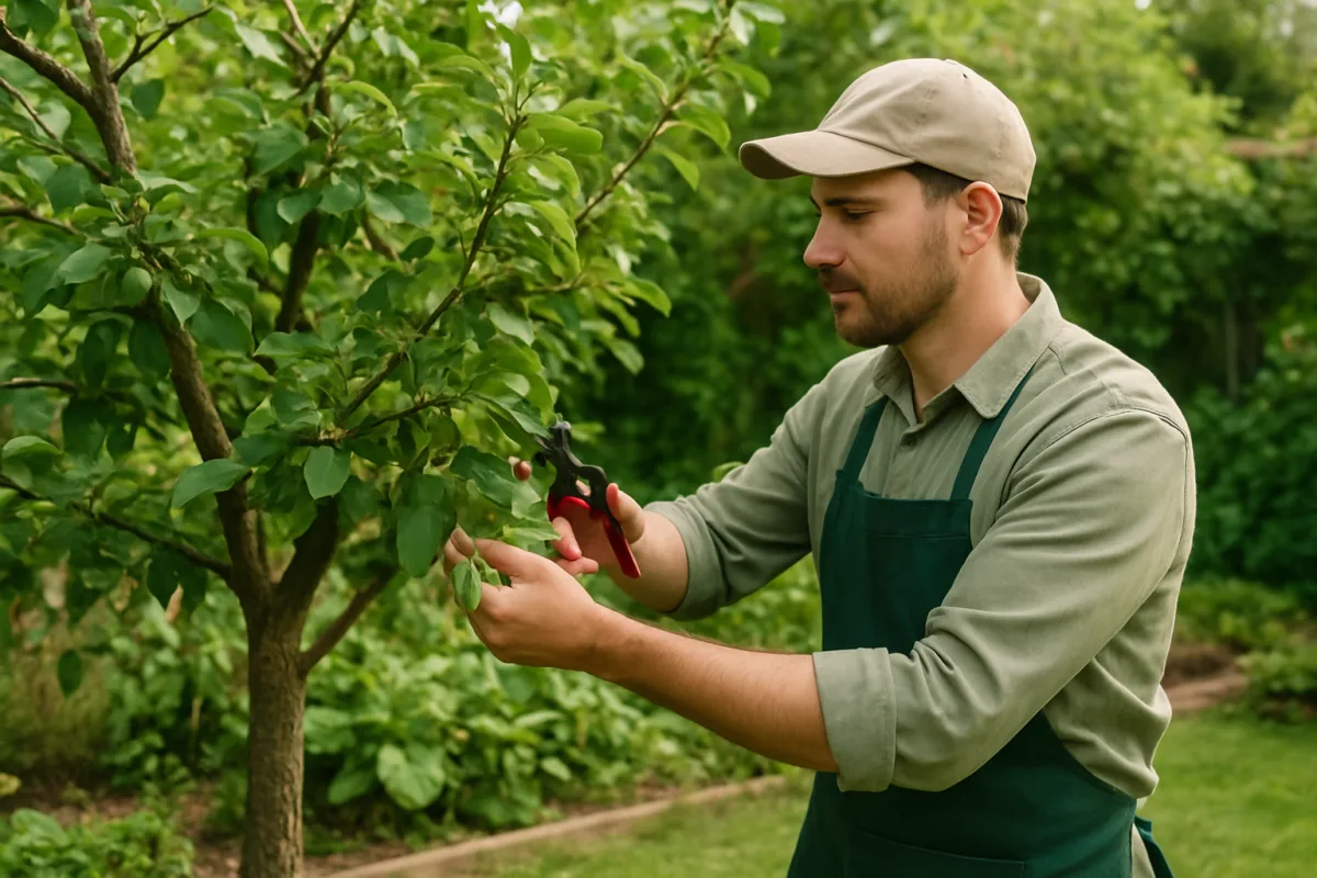 Técnicas inovadoras de poda para maximizar a produção e saúde de frutíferas em pequenos espaços