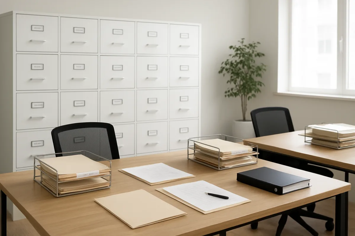 Dicas práticas para organizar documentos e papelada e manter sua casa livre de bagunça