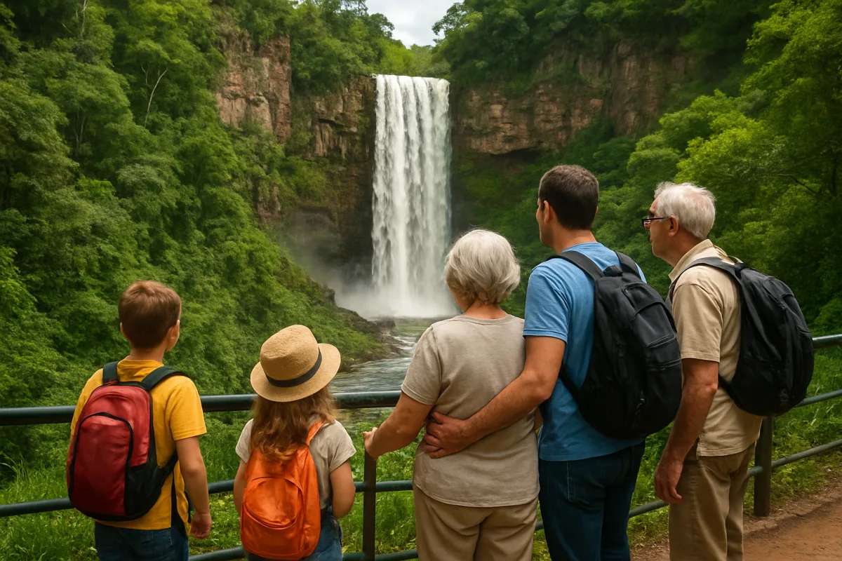 Dicas Práticas de Segurança para Visitar o Salto do Itiquira com Crianças ou Idosos