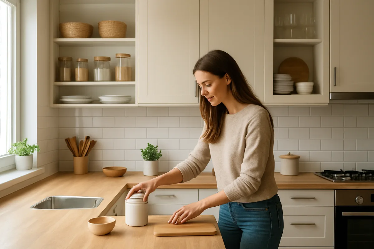 Dicas práticas para maximizar o espaço na cozinha do seu apartamento e facilitar a organização