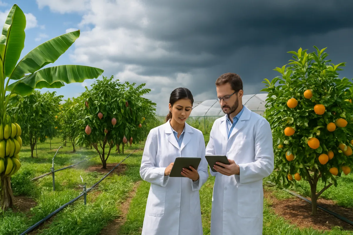 Impacto das Mudanças Climáticas na Produção de Frutas Tropicais e Soluções Tecnológicas Sustentáveis