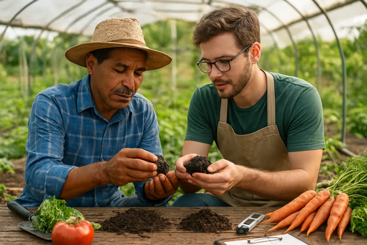 Como usar análise de solo para maximizar a fertilidade e o rendimento em fazendas e hortas