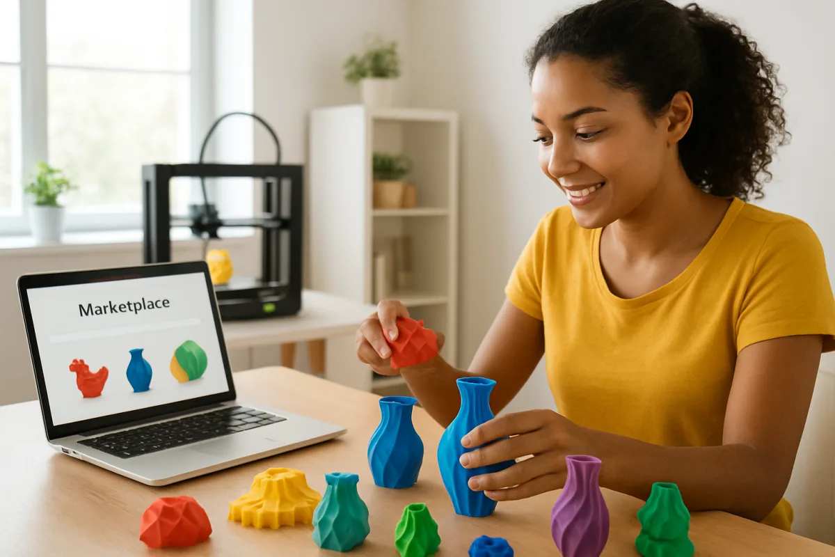 Como vender produtos personalizados com impressora 3D e criar marca única em marketplaces