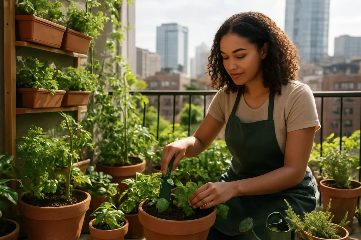 Guia completo de cultivo sustentável de hortaliças em varandas urbanas