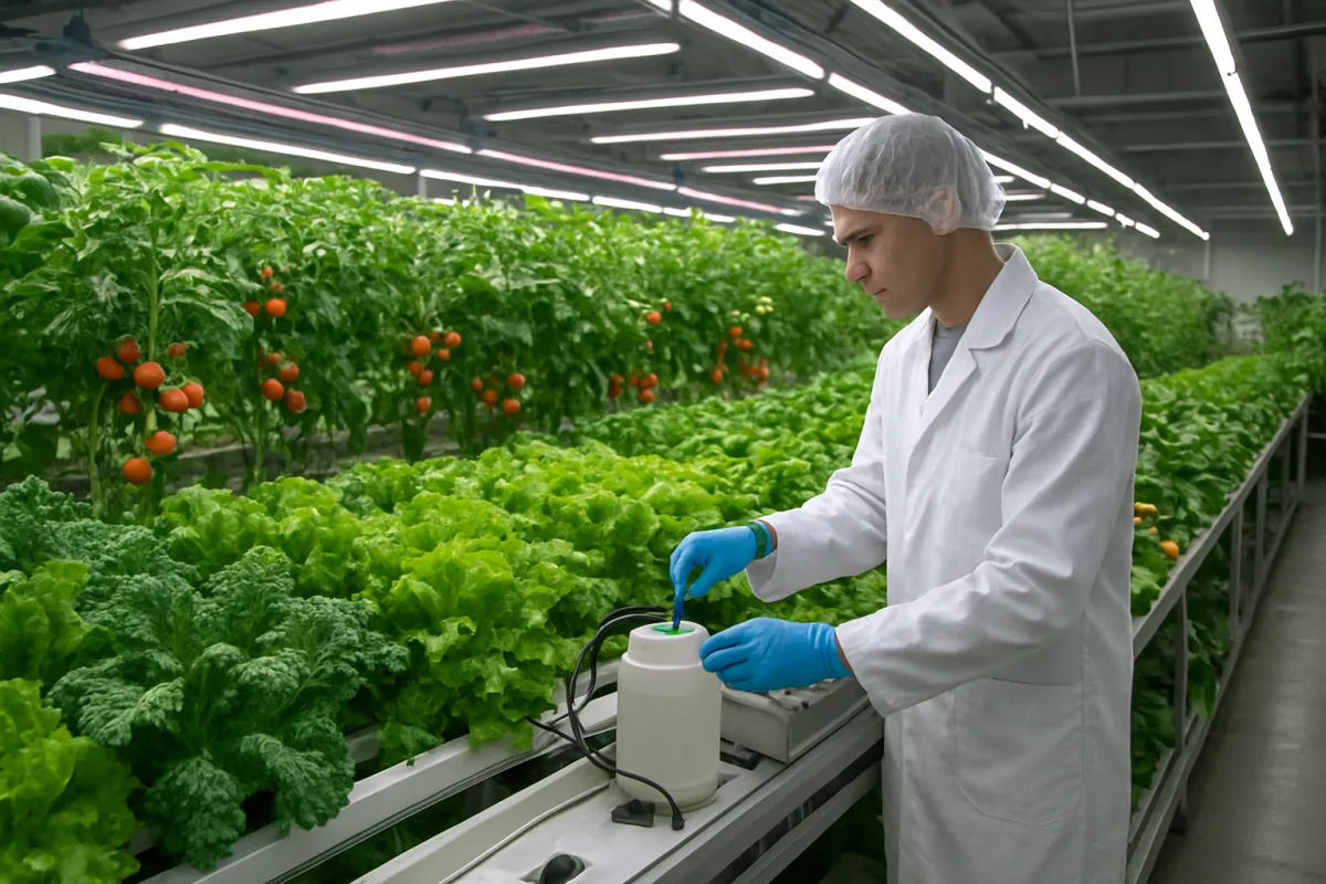 Guia completo para manejo de nutrientes em hortas hidropônicas: crescimento e deficiências