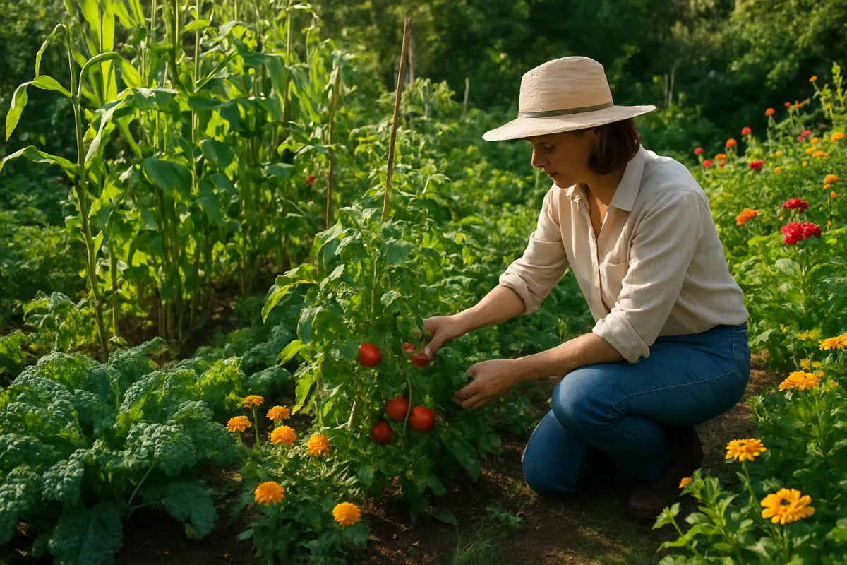 Plantas companheiras na agricultura residencial: reduza defensivos e potencialize a saúde do solo