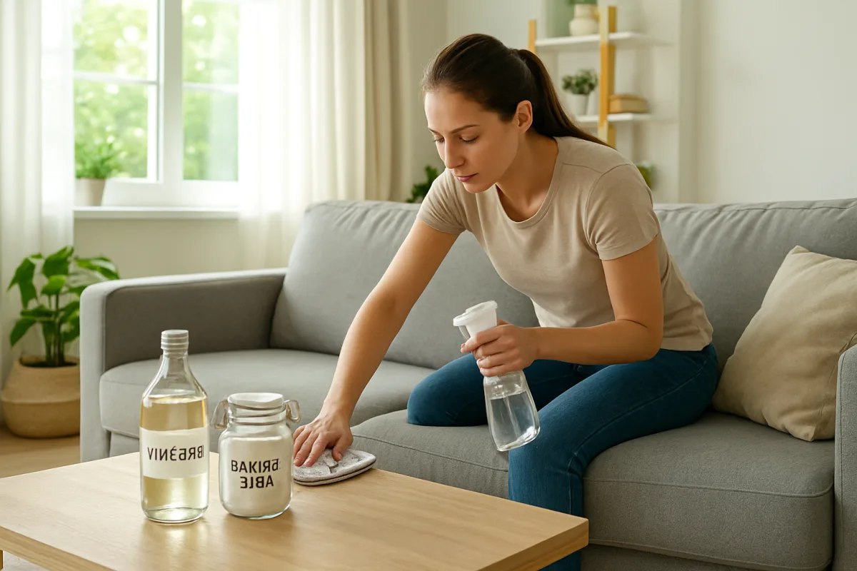 Técnicas naturais para remover manchas difíceis em estofados e manter seu ambiente saudável