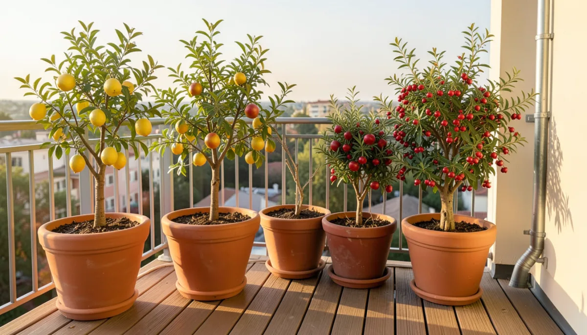 7 frutíferas para cultivar em vaso grande e o que cada uma pede