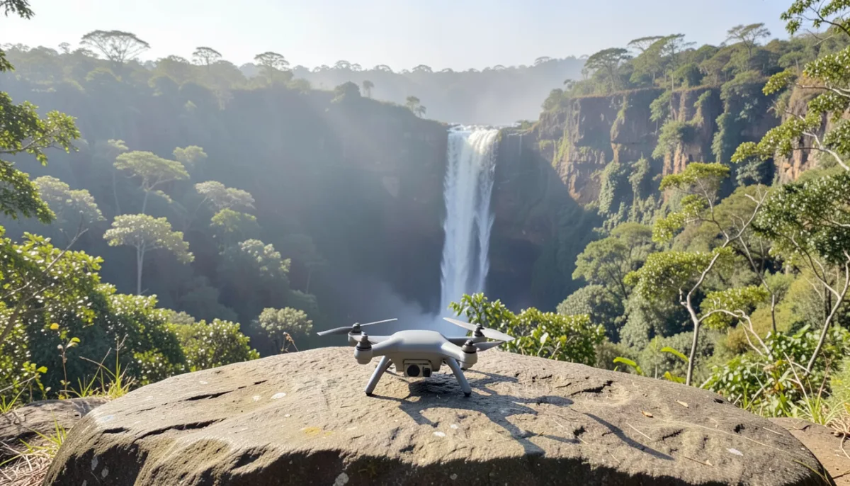 Drone no Salto do Itiquira: o que verificar antes e como voar com cuidado