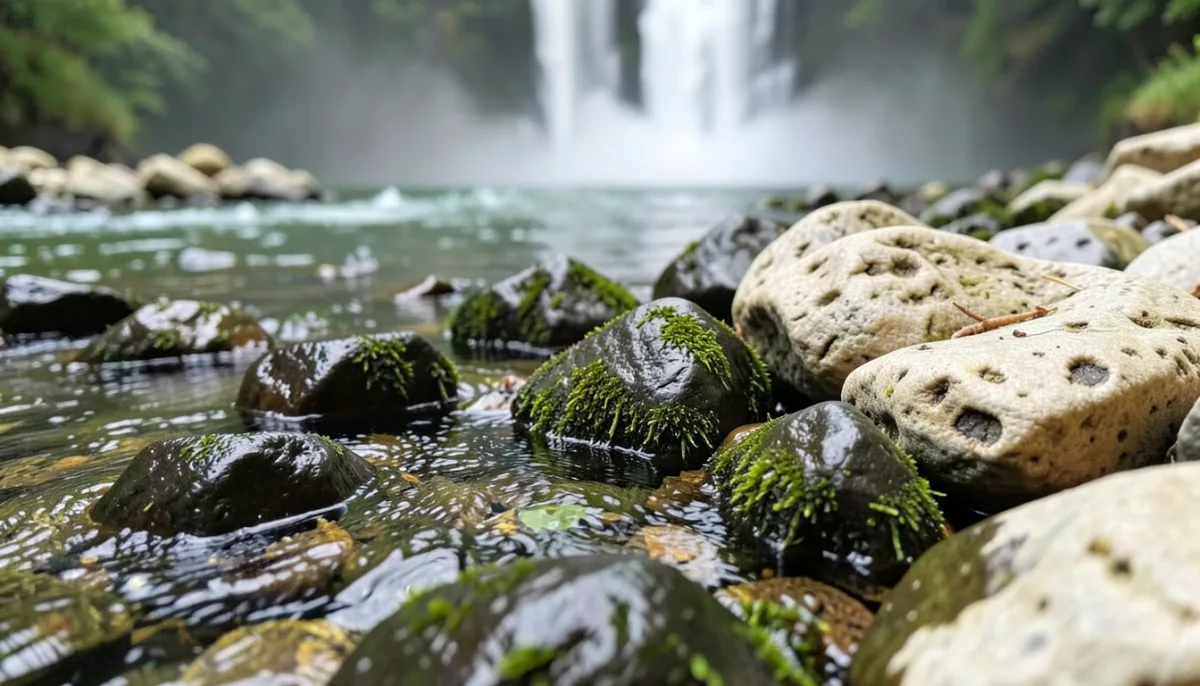 Pedras escorregadias na cachoeira: por que se escorrega e como pisar com segurança